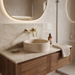 REA - Podomítková vanová baterie Venti Gold REA-B9754
