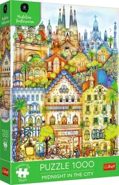 TREFL Puzzle Premium Plus Půlnoc v Barceloně