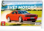 NOTIQUE Svět motorů 2027 / Stolní kalendář / 23,1 × 14,5 cm