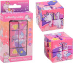 Kostky puzzle Jednorožec - Johntoy