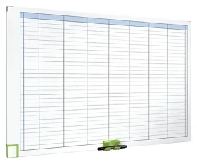 NOBO Performance týdenní plánovací tabule / 900 × 600 mm / bílá (3048201)