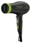 Rowenta Eco Intelligence CV 6030 černá/zelená / fén na vlasy / 1500 W / Ionizace / 3 teploty / 2 rychlosti / difuzér (CV 6030)