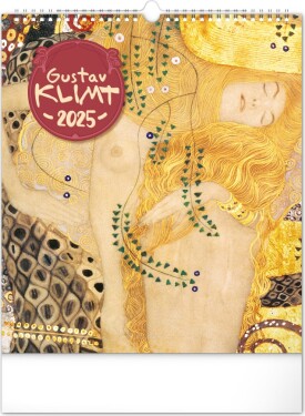 Kalendář 2025 nástěnný: Gustav Klimt, 30 34 cm