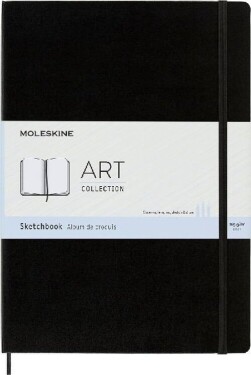 Skicář Moleskine - tvrdé desky, A4 - černý