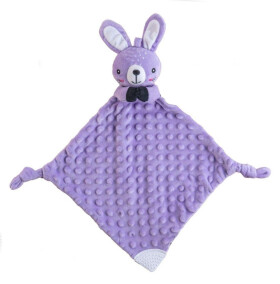 Zajíček usínáček kousátko, chrastítko plyš