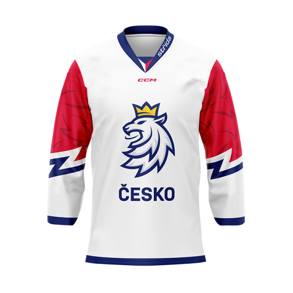 Fan dres CCM Český Hokej ČESKO Roman Červenka #10 BÍLÝ Velikost: