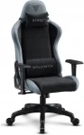 SENSE7 Spellcaster Fuku PU černo-šedá / Herní židle / Ekokůže + Alcantara / nastavitelná / nosnost 150 kg (5902659845207)