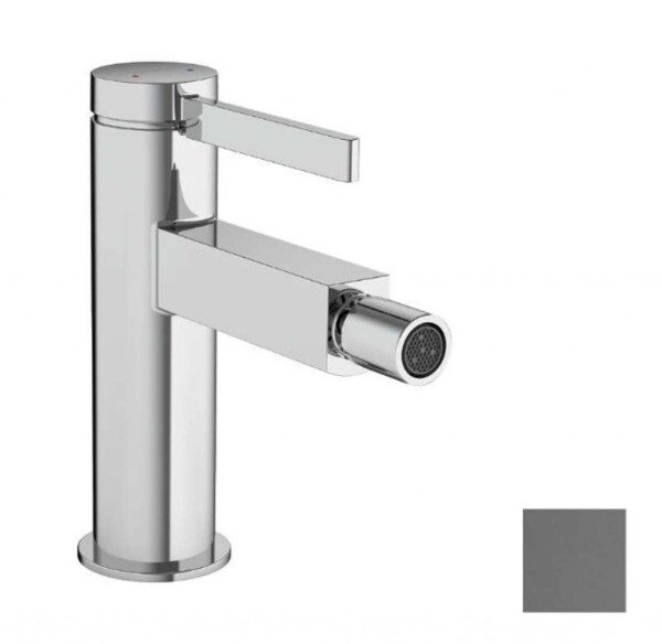 HANSGROHE - Finoris Bidetová baterie s výpustí Push-Open, kartáčovaný černý chrom 76200340