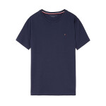 Pánské Tričko s krátkým rukávem UM0UM00557-100 bílé - Tommy Hilfiger S