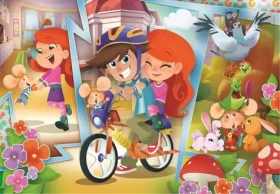 Clementoni PUZZLE Myšák Gigio se baví s kamarády MAXI