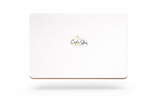 Cake Star Tác pevný dřevovláknitý bílý 30x40cm