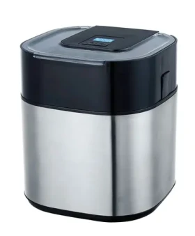 Guzzanti GZ 158 stříbrná-černá / Zmrzlinovač / 9.5W / Nádoba 1.5 L / LCD displej (GZ 158)