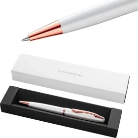 Pelikan Jazz Noble Elegance K36 perleťově bílá / Kuličkové pero / dárková krabička / modrá náplň (821742)