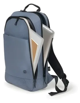 DICOTA Eco Backpack Slim MOTION Blue Denim / Batoh pro notebook / 13"-14,1" / recyklovaný polyester (D32016-RPET)