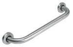 NOVASERVIS - Madlo rovné s krytkami 400 mm kartáčovaná nerez R6640,4