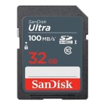 SanDisk Ultra SDHC 32GB / Class 10 / UHS-I U1 / 100MB/s / vhodné pro Full HD (SDSDUNR-032G-GN3IN)