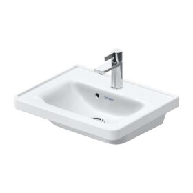 DURAVIT - D-Neo Umývátko 50x40 cm, s přepadem, otvor pro baterii, bílá 0742500000