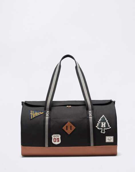 Herschel Supply Heritage Duffle Patches Black
