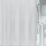 Spirella TWILL sprchový závěs 240 x 180 cm bílý / PEVA (7610583058461)