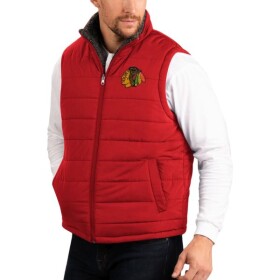 G-III Pánská Oboustranná Vesta Chicago Blackhawks NHL Power Hitter Reversible Vest Velikost: M, Tým: Chicago Blackhawks