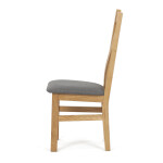 Jídelní židle, přírodní, masiv, C-2100 GREY2