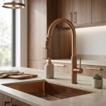 REA - Kuchyňská baterie Master Brush Copper REA-B7203