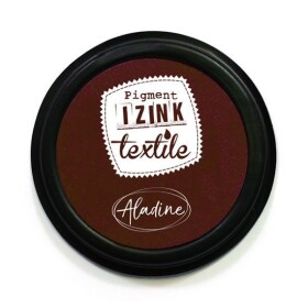 Razítkovací polštářek na textil IZINK textile - hnědý