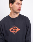Tričko Gramicci G-Flame L/S Tee Vintage Black