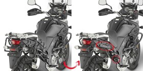 Plr3112 trubkový nosič Suzuki DL 650 V-Strom (17-24) Easy Fit pro boč. kufry - Demontovatelný