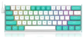 Redragon K683WB bílá / Herní klávesnice / mechanická / Redragon Magnetic / USB / US (K683WB-RGB FIDD)