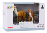 Mamido Figurka dospělá lama 8 cm s mládětem lamy 6 cm Zvířata světa