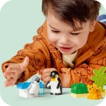 LEGO LEGO® DUPLO® 10442 Rodinky divokých zvířat: Tučňáci a lvi