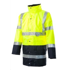 Bunda HI-VIZ H8911 4v1 reflexní žluto-modrá 3XL žluto-modrá