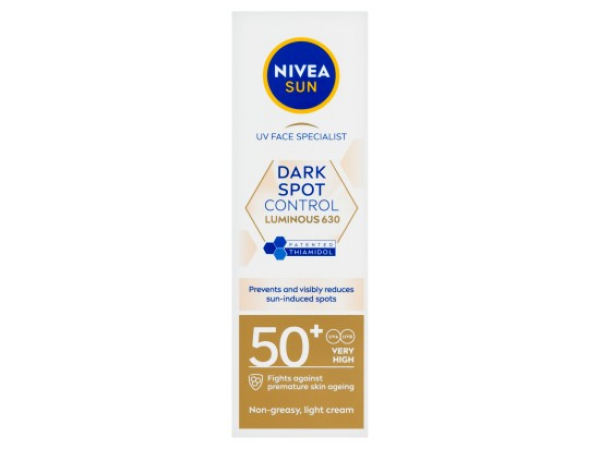 Nivea Sun Luminous630 Pleťový krém na opalování OF 50+ 40 ml