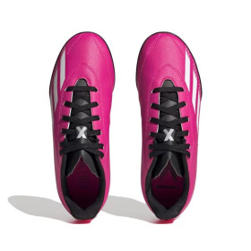 Dětské sportovní boty kopačky X Speedportal.4 TF Jr GZ2446 Neon růžová - Adidas Neon pink 37 1/3