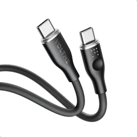VOLTME Powerlink Moss Series CTC Kabel USB-C(M) 3A/60W 1m černá / 2x USB-C(M) (C2022)