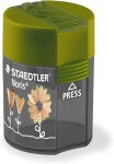 Staedtler Staedtler, 512 004BK, Noris, ořezávátko na 2 tužky se zásobníkem, Květiny, 1 ks