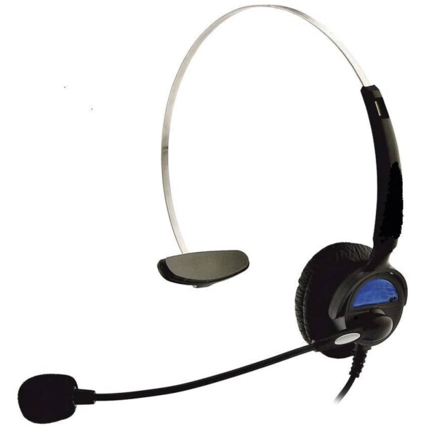 Basetech KJ-97 Headset otevřená (On Ear) kabelová mono černá telefon