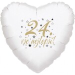 24. narozeniny balónek srdce Balonky.cz 24. narozeniny balónek srdce Balonky.cz