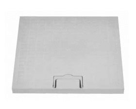 MIDAS Poklop PP DN 400 x 400 mm s madlem , zatížení do 1,5t