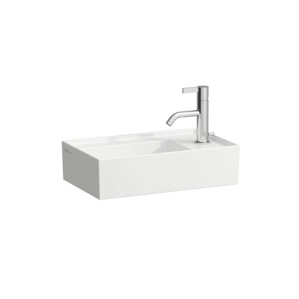 Laufen - Kartell Umyvátko 46x28 cm, s 1 otvorem pro baterii, bílá H8153340001111