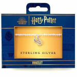 Harry Potter Náramek se stříbrným přívěskem - Zlatonka (bílý)