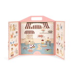 Konges Sløjd Kouzelná kniha samolepek Kitty Friends, růžová barva, papír