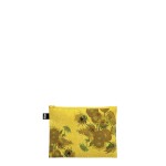 Taštičky na zip 3 ks LOQI VAN GOGH MUSEUM The Bedroom, Sunflowers, Almond Blossom