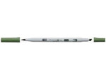 Tombow Oboustranný štětcový lihový fix ABT PRO - dark olive
