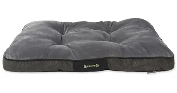 Scruffs Chester šedá L / Matrace pro psy / 100x70x8 cm / velká a obří plemena / recyklovaná výplň (974-01164)