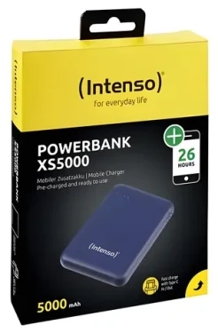 Intenso XS5000 tmavě modrá / Powerbanka / 5000 mAh / USB-C / USB-A (7313525)