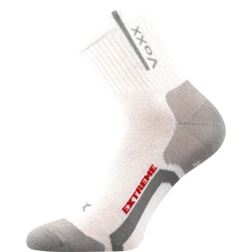 VOXX Ponožky sportovní slabé JOSEF se stříbrem BÍLÉ 43-46 101316