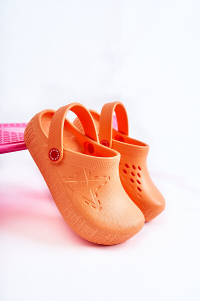 Dětské lehké pantofle Kroks Big Star II375008 Oranžová 33