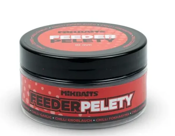 Mikbaits Feeder pelety Chilli Česnek 100ml 10mm (MF0081)